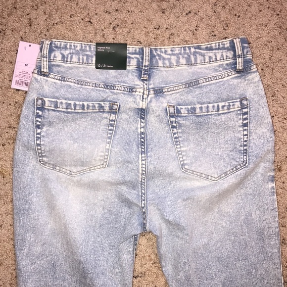 Wild fable highest rise skinny button fly jeans Sz 12/31 NWTs - Picture 12 of 14